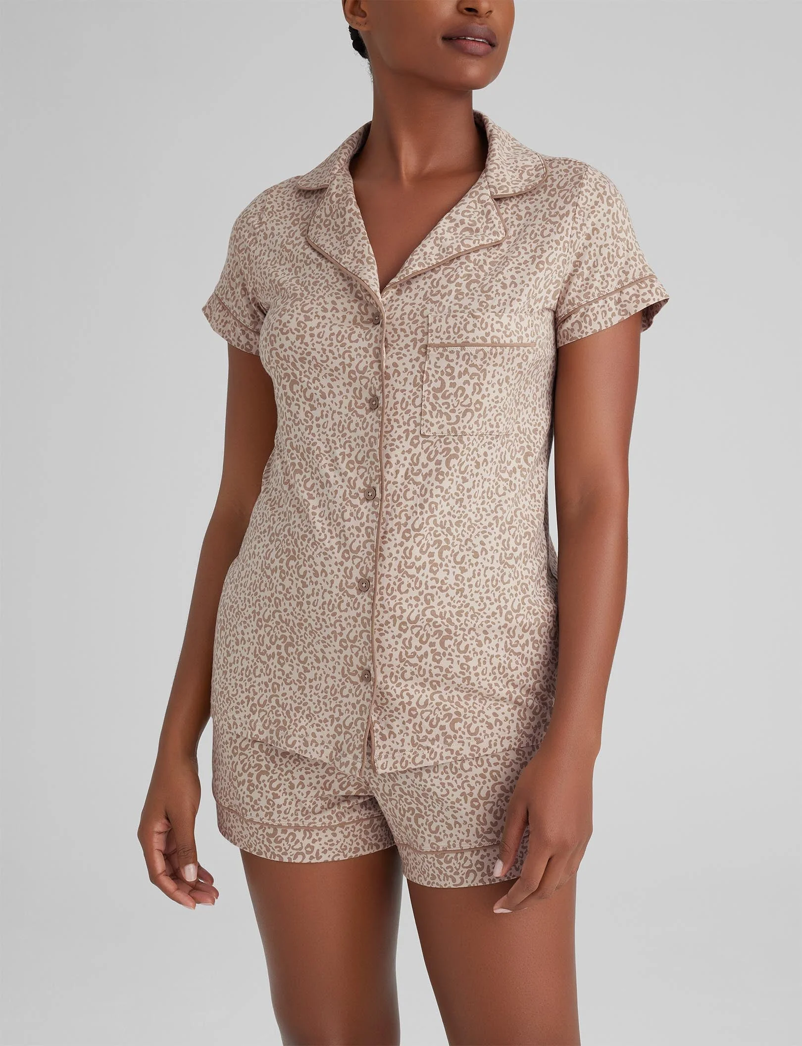Women's Downtime Pajama Top & Short Set - Image 62