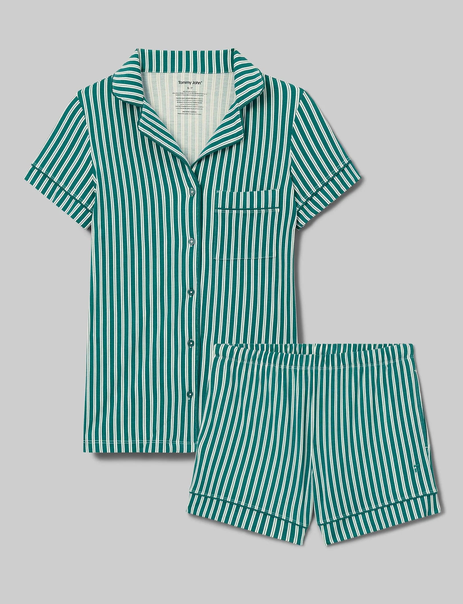 Women's Downtime Pajama Top & Short Set - Image 67