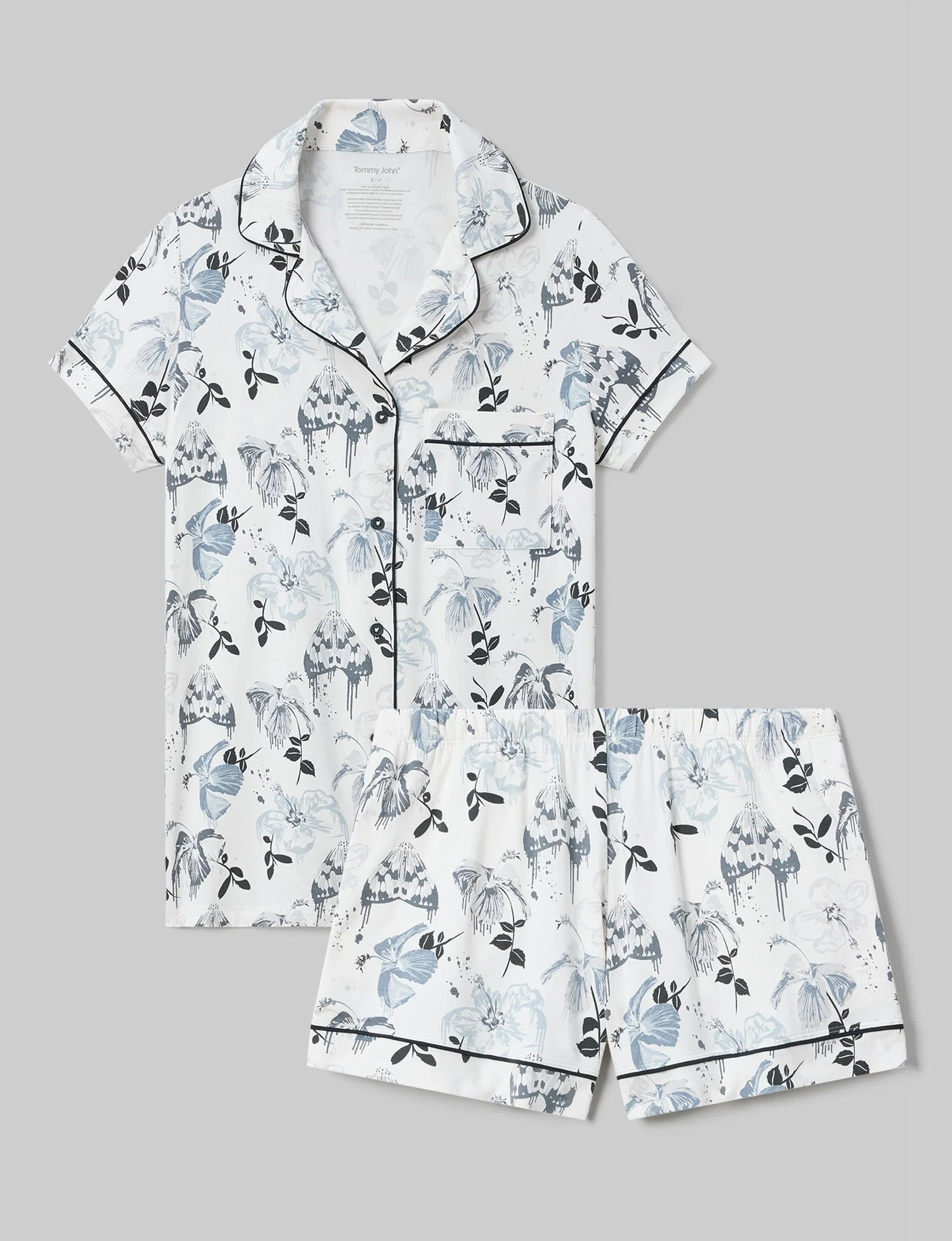 Women's Downtime Pajama Top & Short Set - Image 88
