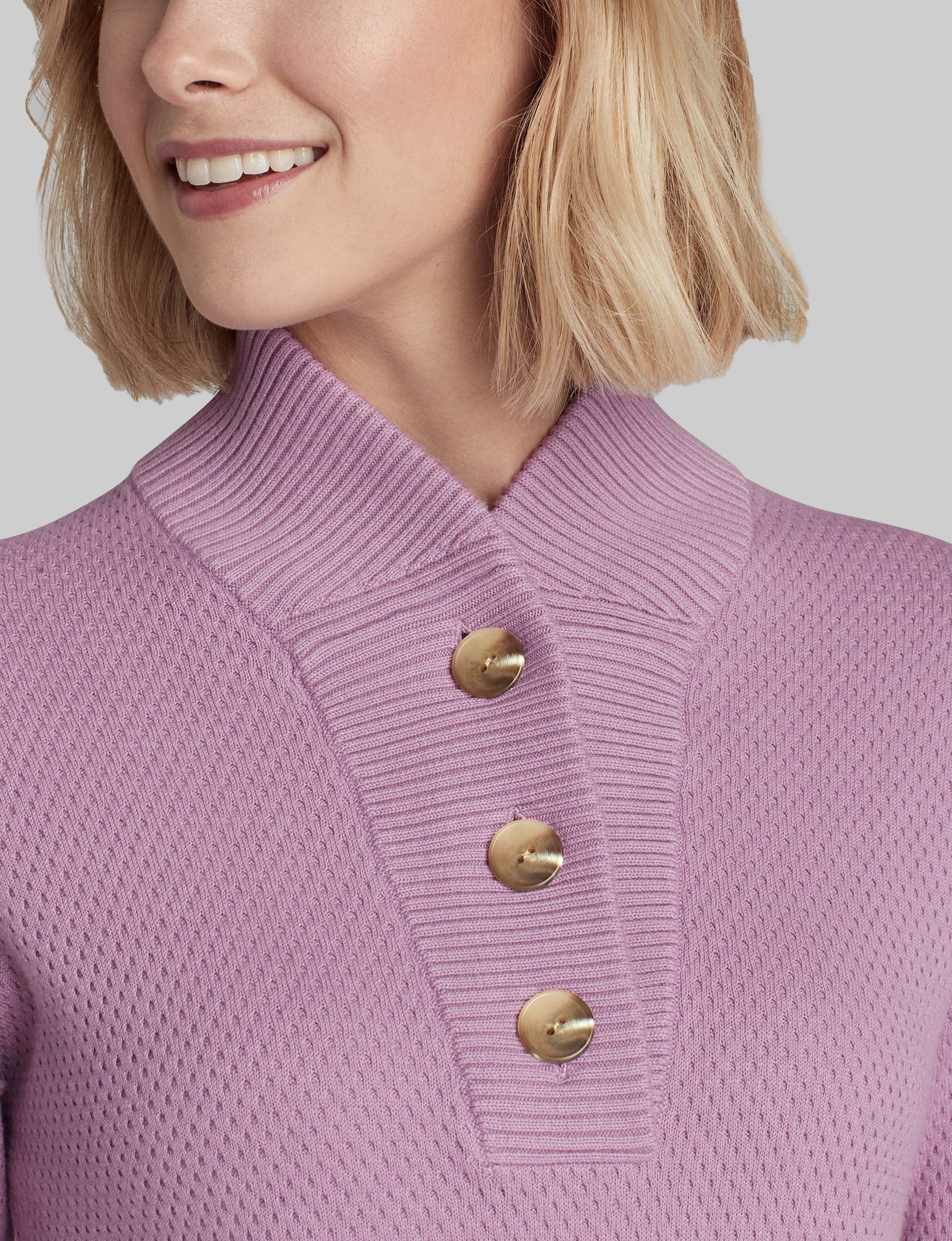 Women's Sweater Lounge Henley - Image 15