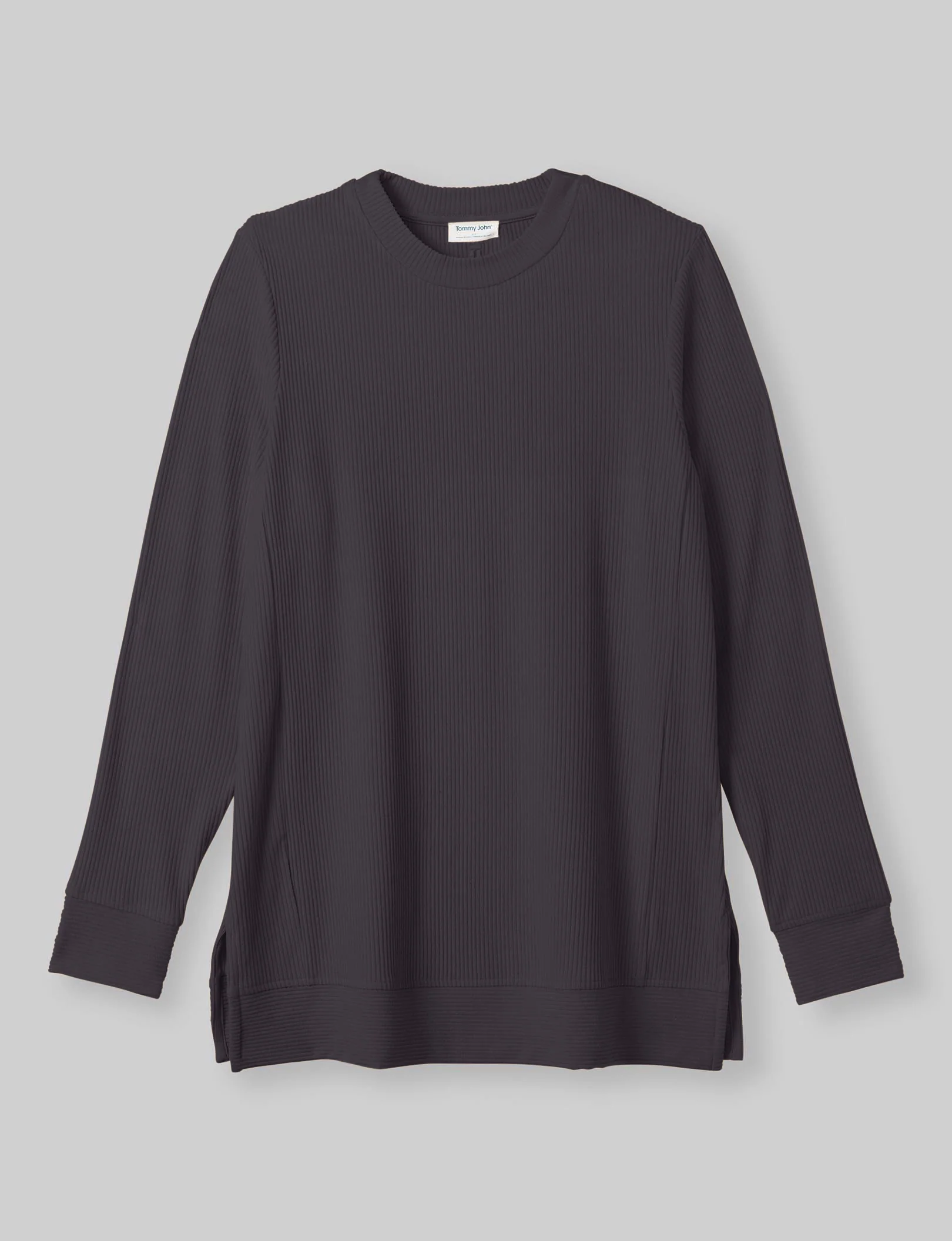 Women's Zen Ribbed Long Sleeve Crew Neck - Image 3