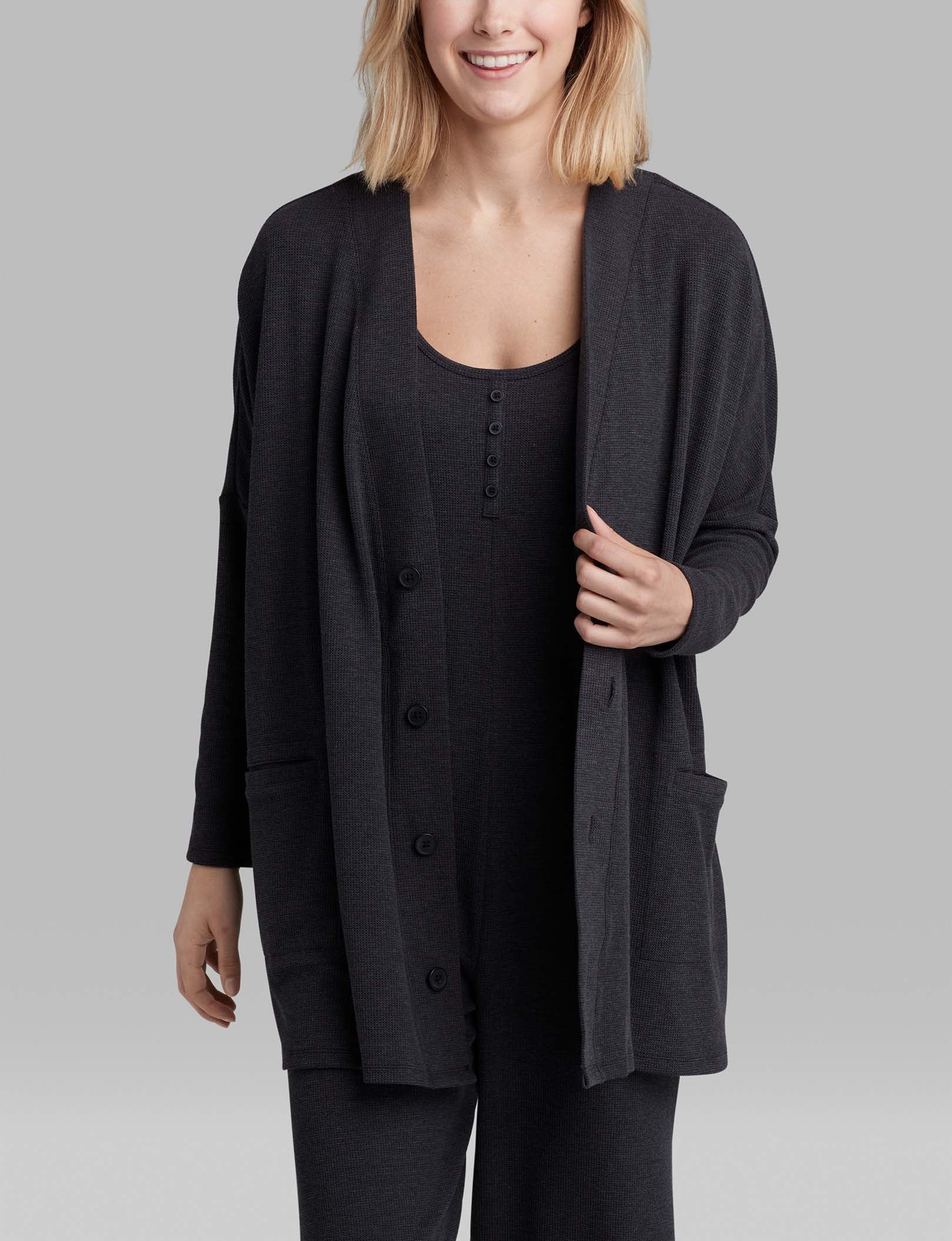 Women's Zen Waffle Cardigan - Image 2